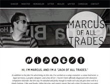 Tablet Screenshot of marcusofalltrades.com